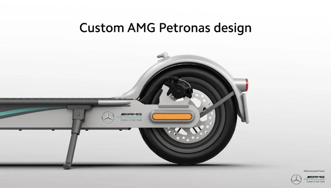 El patinete eléctrico de Xiaomi y Mercedes-AMG Petronas F1 Team, ahora con  descuento