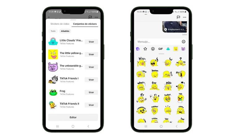 Stickers TikTok