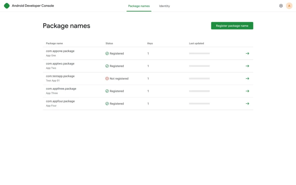 Proceso de verificación para desarrolladores en Android