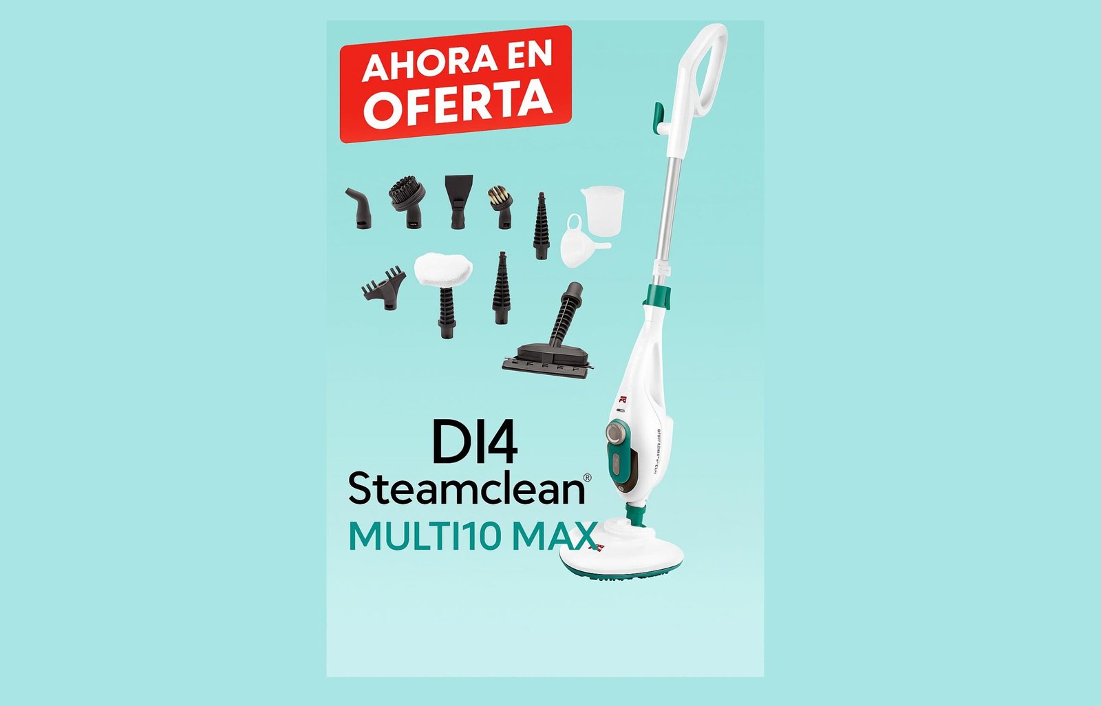 Di4 Steamclean Multi 10 Max: el limpiador a vapor 10 en 1 que lo cambia todo