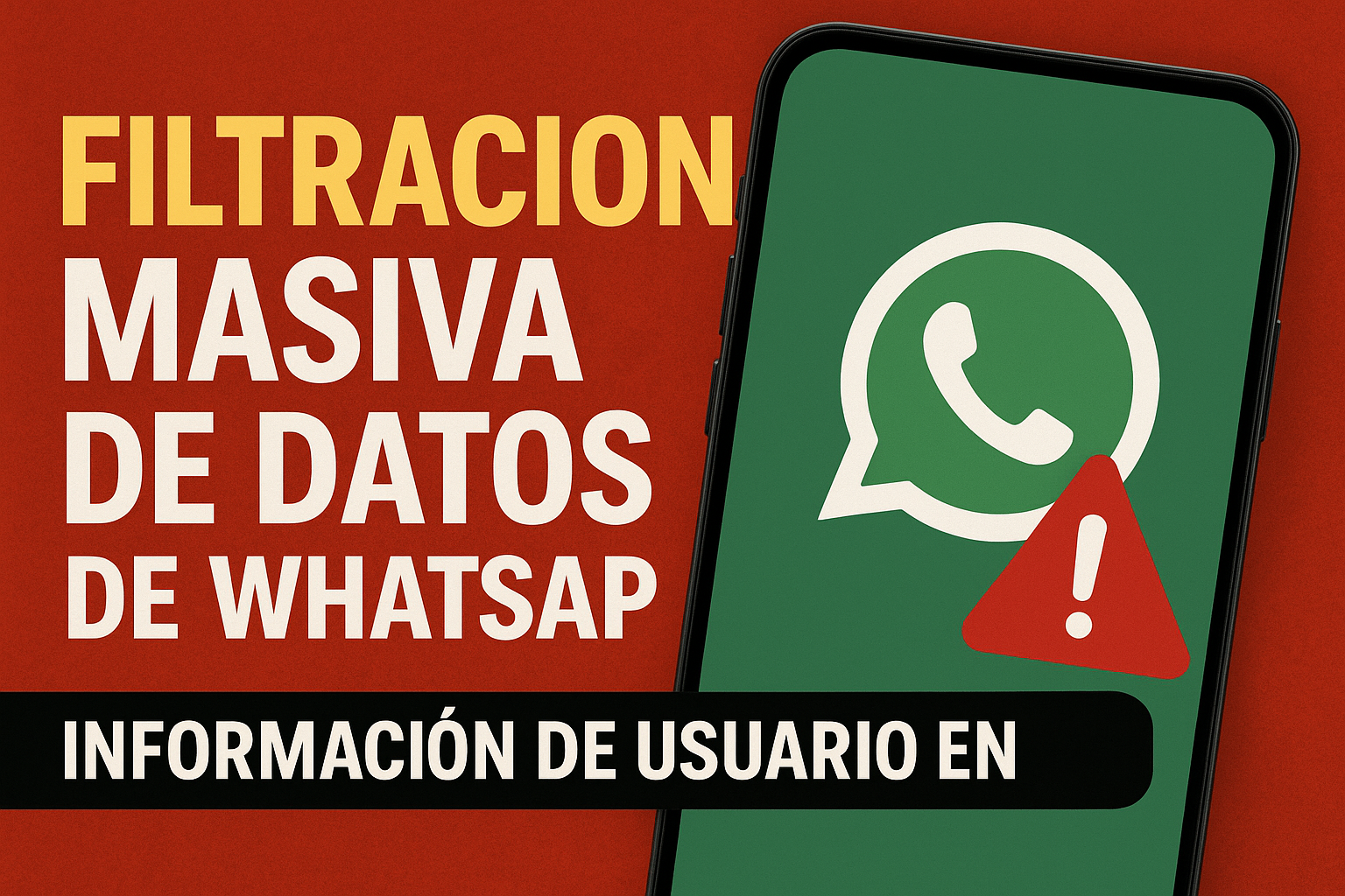 Grave fallo de seguridad en WhatsApp expone datos de 3.500 millones de usuarios