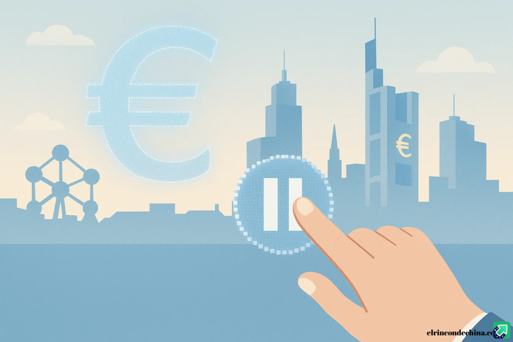 freno con el euro digital