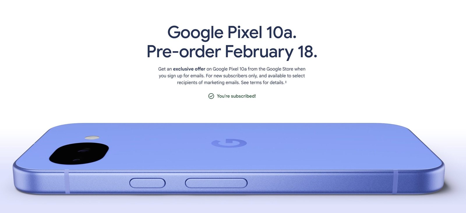 Google Pixel 10a: lanzamiento confirmado en febrero 2026