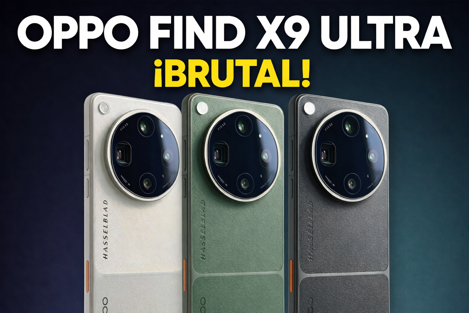 🔥 OPPO Find X9 Ultra: filtraciones brutales y tres diseños que anticipan una bestia en fotografía