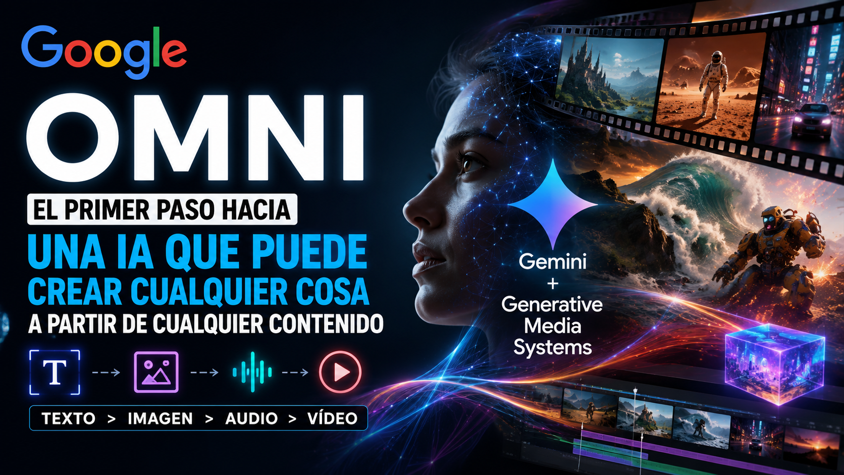 Google presenta Omni: el primer paso hacia una IA capaz de crear cualquier cosa a partir de cualquier contenido