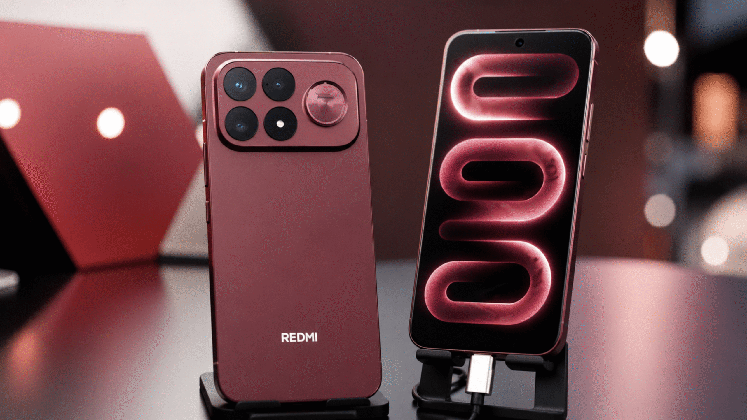 REDMI K100 Pro Max se deja ver oficialmente antes de su lanzamiento: Snapdragon 8 Elite Gen 5 y color Cabernet Sauvignon