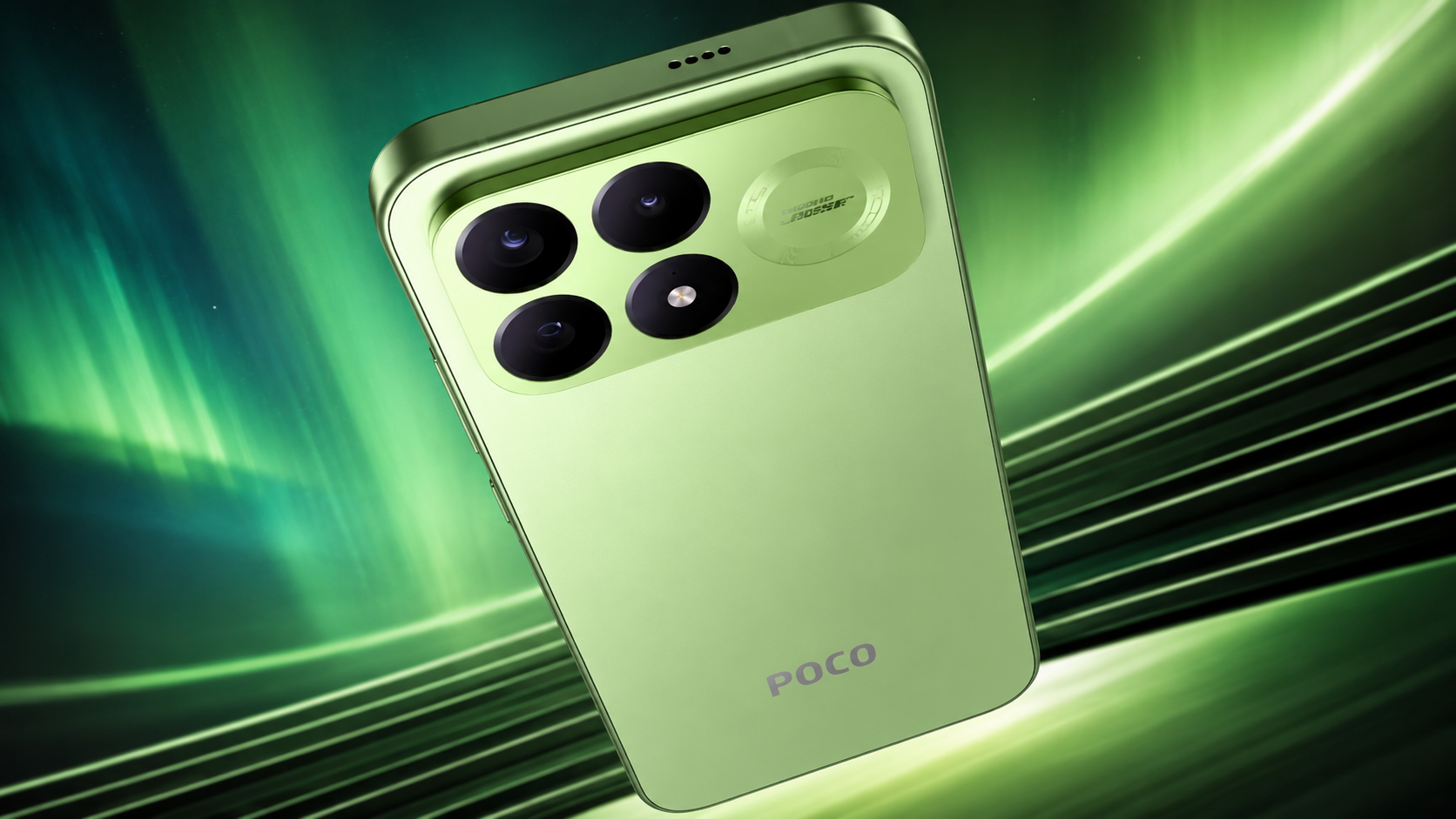 El POCO F9 Pro se deja ver en su nuevo color Aurora Green inspirado en la aurora