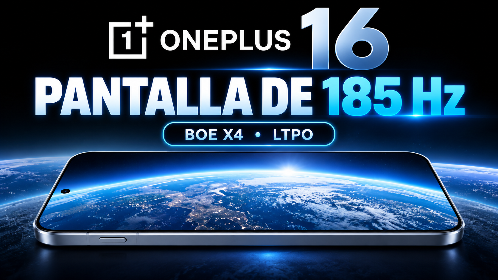 OnePlus 16: filtradas sus posibles características, con pantalla OLED de 185 Hz y batería de 9.000 mAh