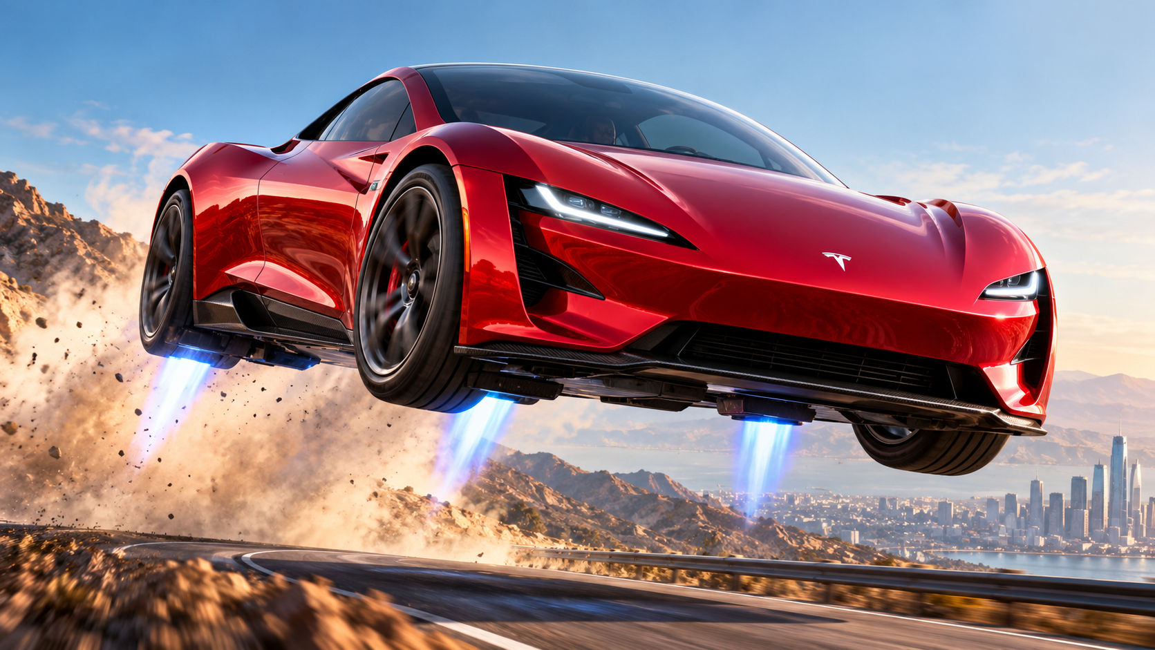 Tesla Roadster 2028: precio, reservas, batería y prestaciones del deportivo eléctrico que promete volar