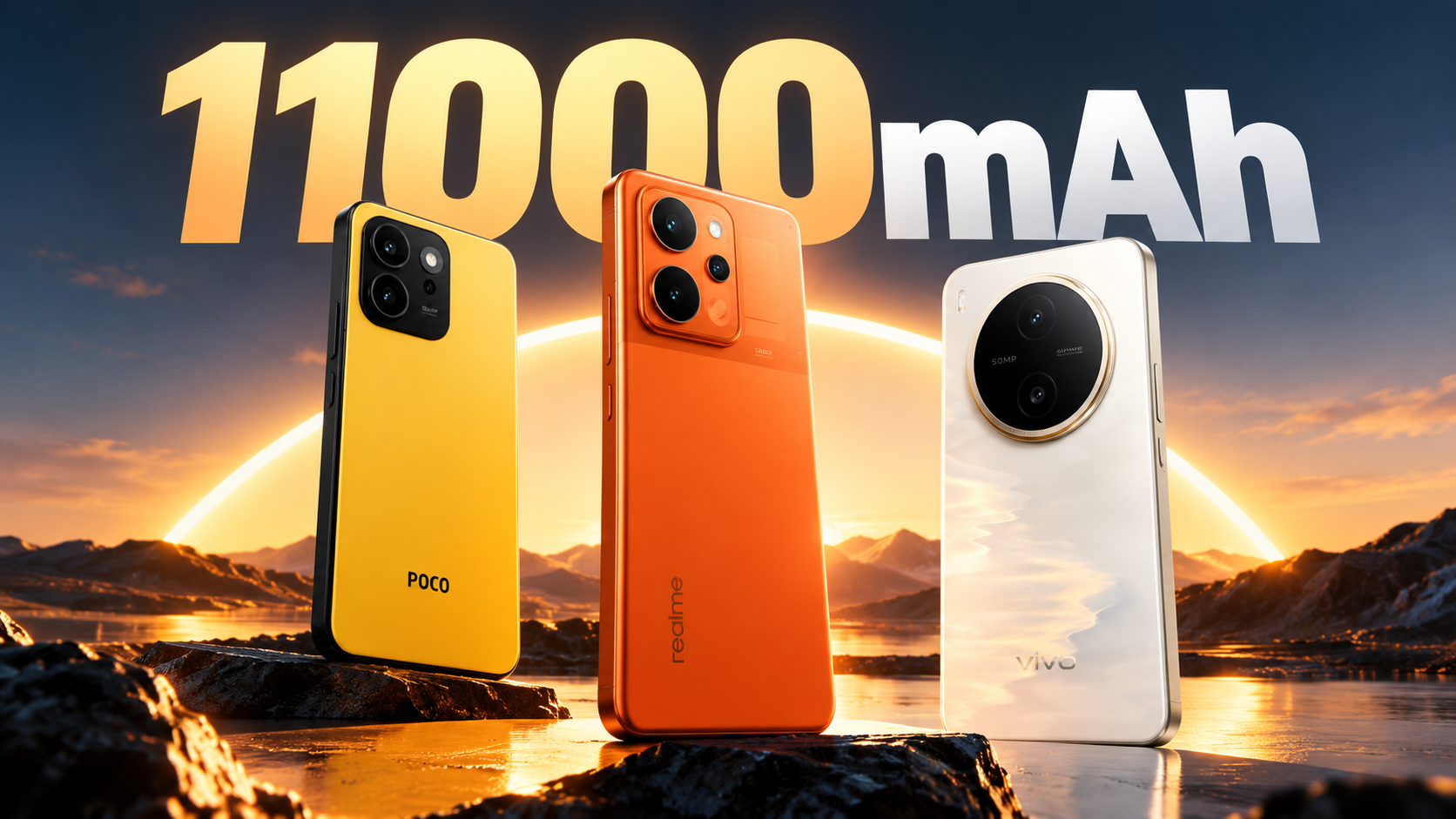 Estos son los móviles con más batería de 2026: hasta 11.000 mAh